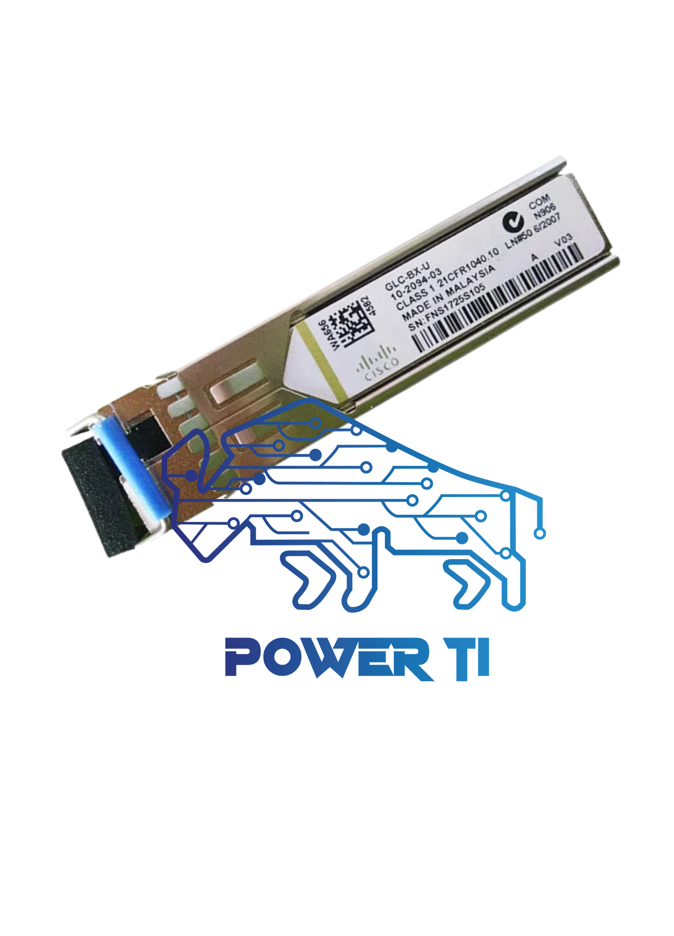 Transceiver Cisco GLC-BX-U 1000BASE-BX-U BiDi SFP Monomodo 10km | GLC-BX-U